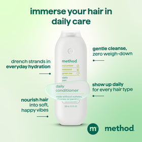 Après-shampooing Method Daily Zen avec des ingrédients naturels