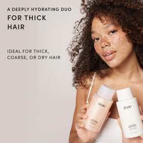 Après-shampooing OUAI Épais 3 Oz en format voyage