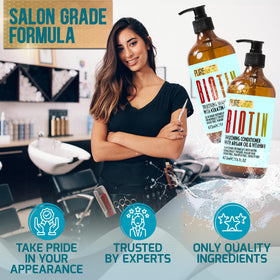 Après-shampooing PURE NATURE LUX SPA sur cheveux mouillés
