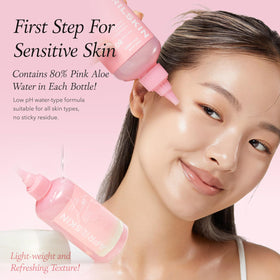 APRILSKIN Tonique Pink Aloe Vita 310g en utilisation