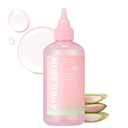 APRILSKIN Tonique Pink Aloe Vita 310g vue de face