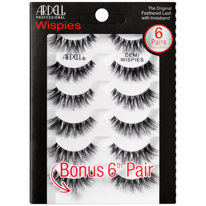 Ardell Demi Wispies cils pack de 5 paires avec design naturel