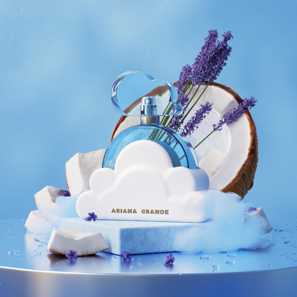 Ariana Grande Cloud Eau de Parfum 100ml vue arrière avec étiquette
