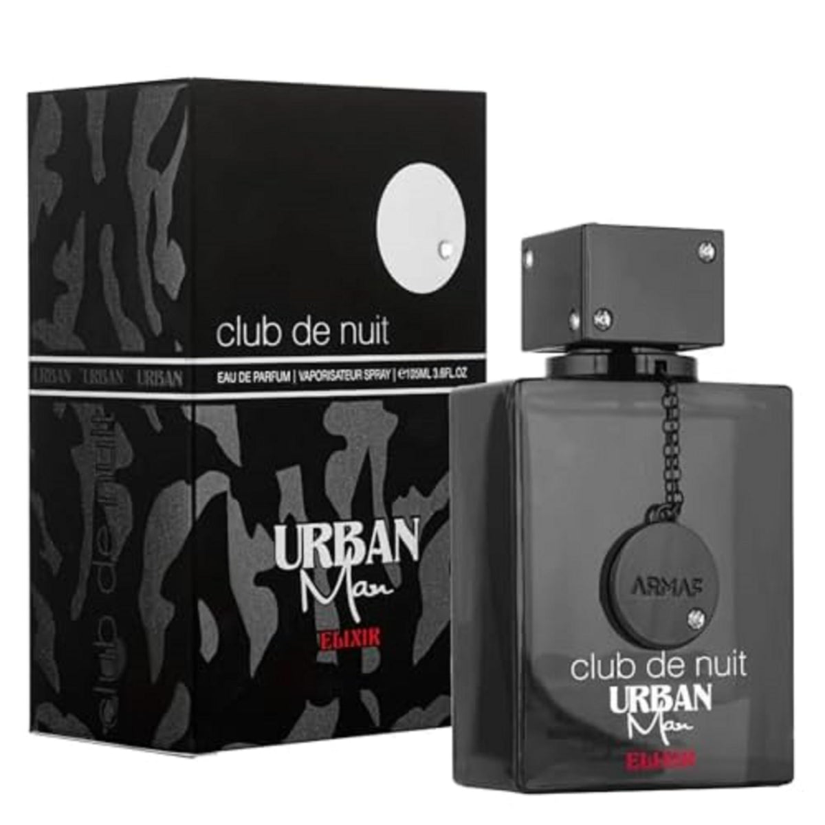 Armaf Club De Nuit Urban Elixir sur un fond neutre