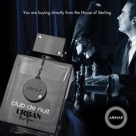 Armaf Club De Nuit Urban pour Homme sur une table