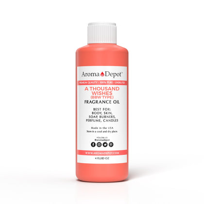 Aroma Depot Huile Parfumée A Thousand Wishes 4oz vue de face