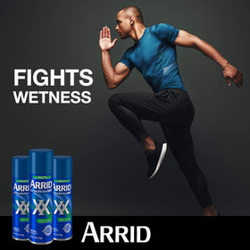 Arrid Antiperspirant Déodorant Spray Ultra Fresh 259g à côté d'un parfum