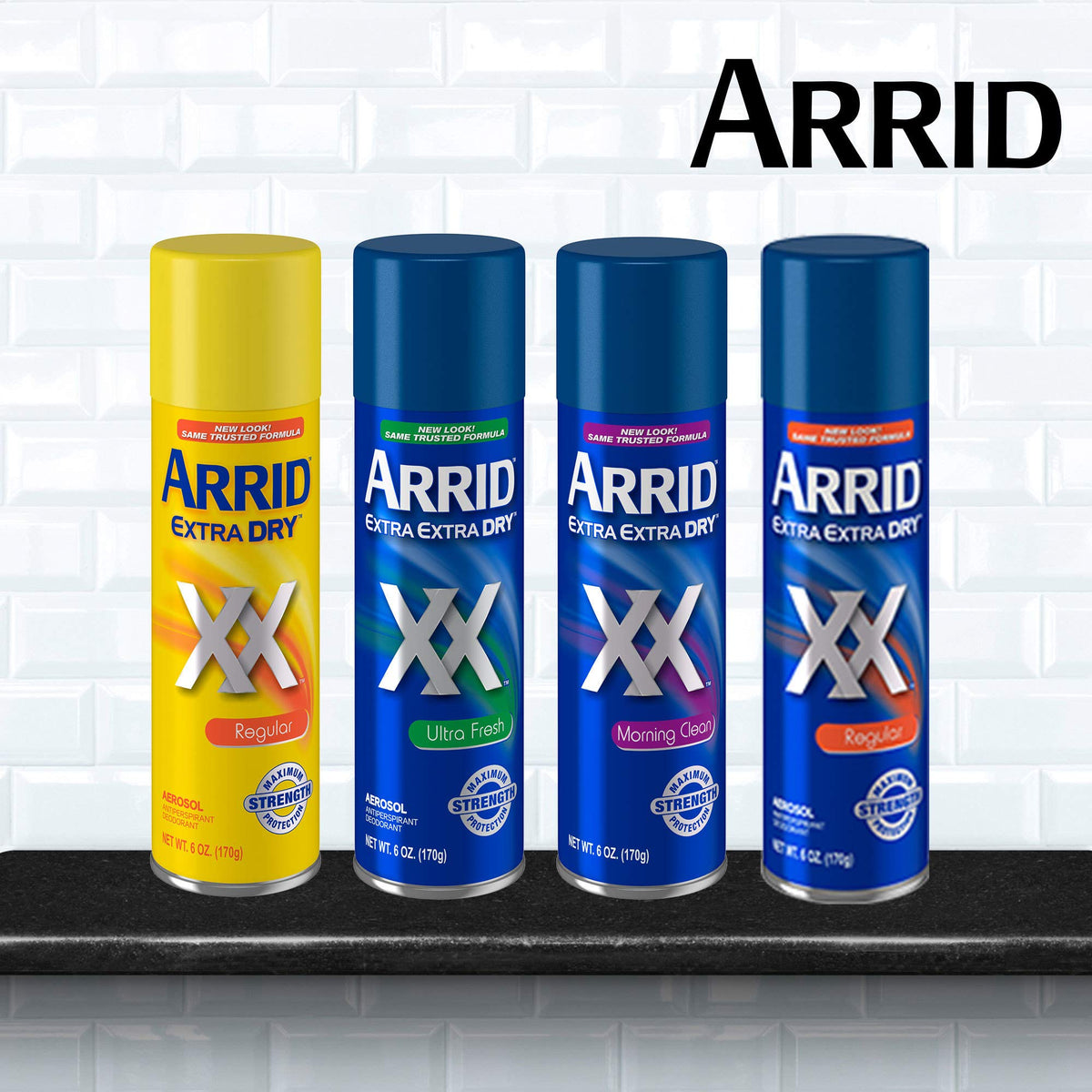 Arrid Antiperspirant Déodorant Spray Ultra Fresh 259g avec d'autres produits de soin