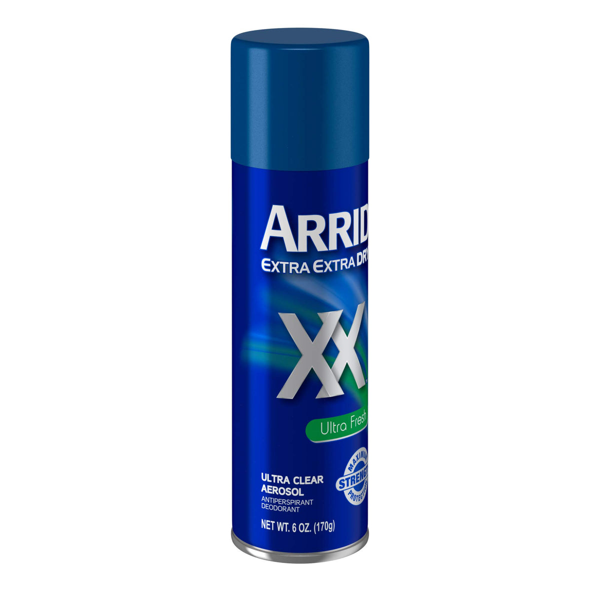 Arrid Antiperspirant Déodorant Spray Ultra Fresh 259g en vue latérale