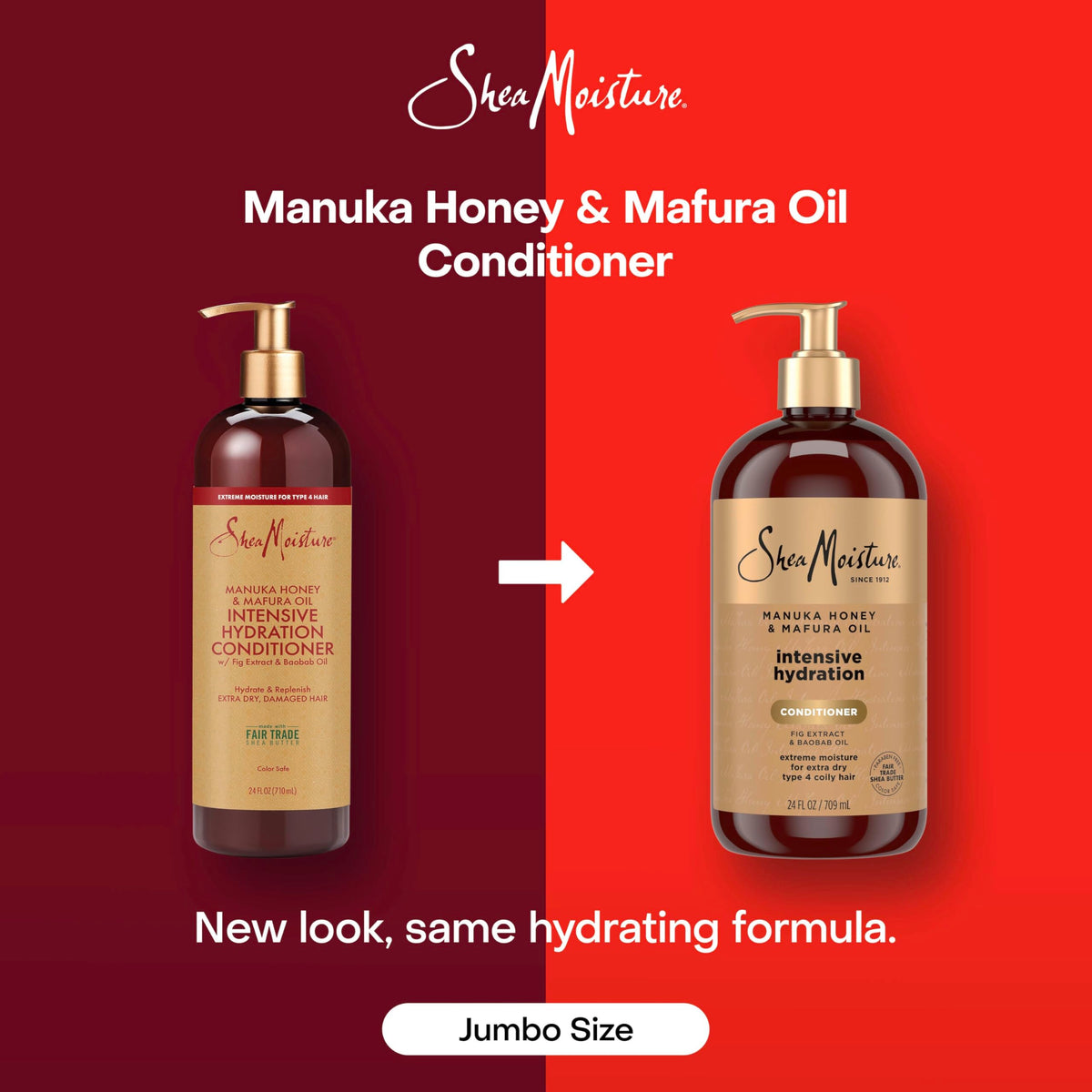 Arrière de l'emballage de l'après-shampoing Shea Moisture