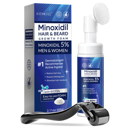 Artimore Mousse de Minoxidil 5% vue de face