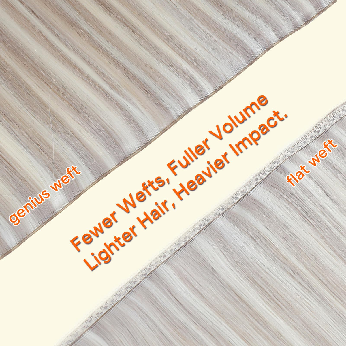 Aspect naturel des extensions Full Shine en lumière naturelle