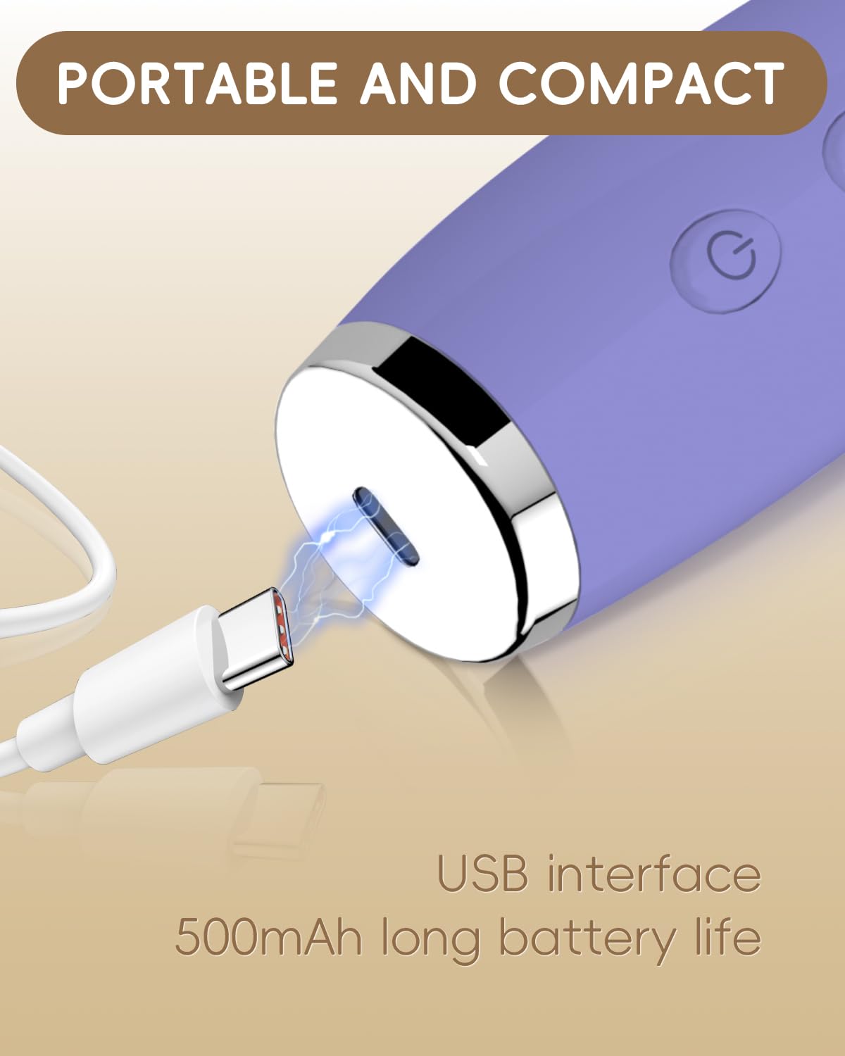 Aspirateur à points noirs FLYMOOO en couleur violette