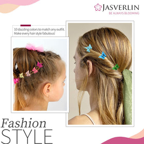 Assortiment de clips papillon JASVERLIN sur fond blanc