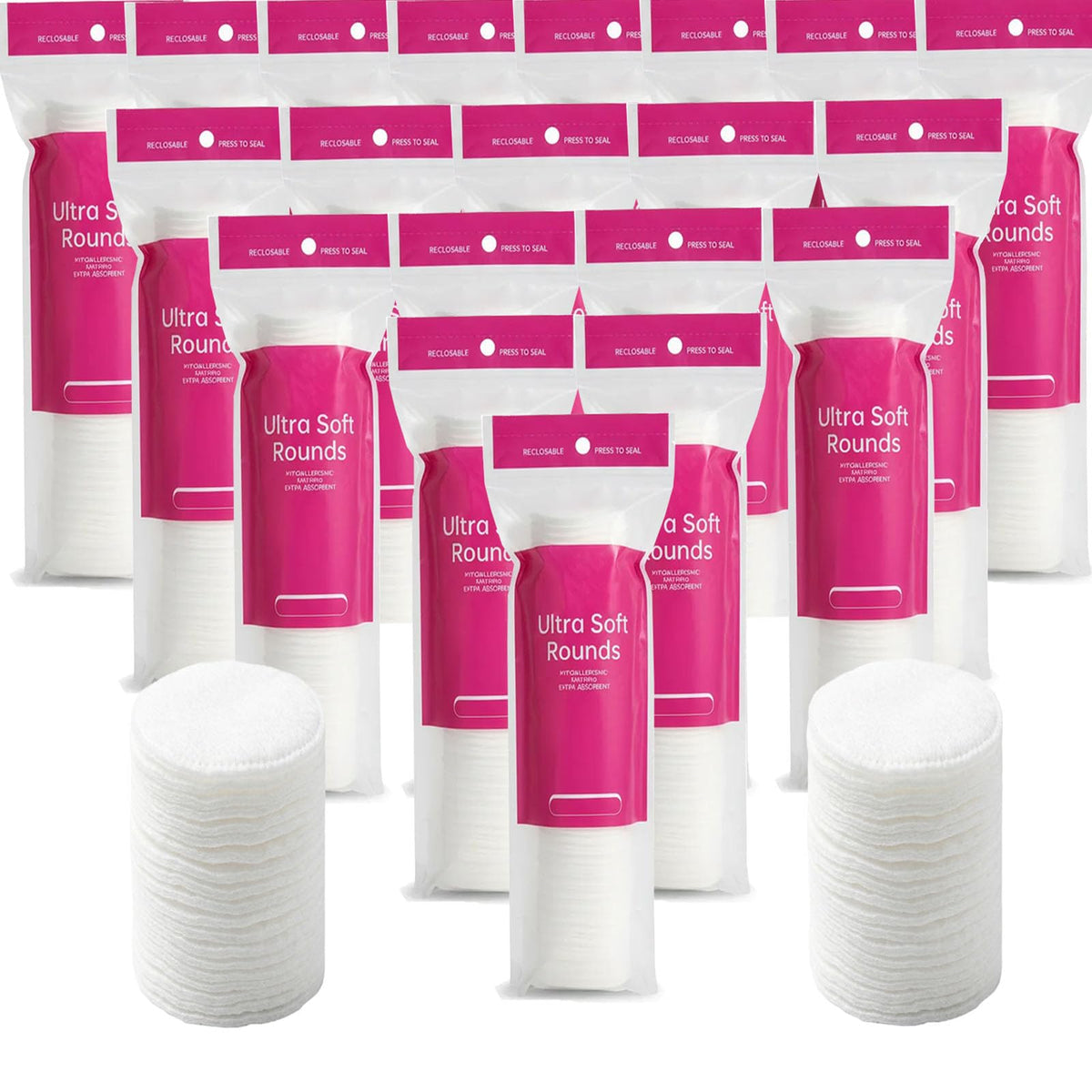 Astraescly Coton Rounds 2000 compte vue de face