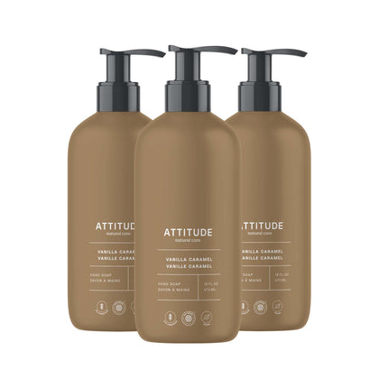 ATTITUDE Savon Liquide Édition Limitée 473ml Caramel Vanille vue avant