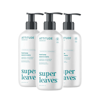 ATTITUDE Savon Liquide Mains 500ml sans parfum, vue avant