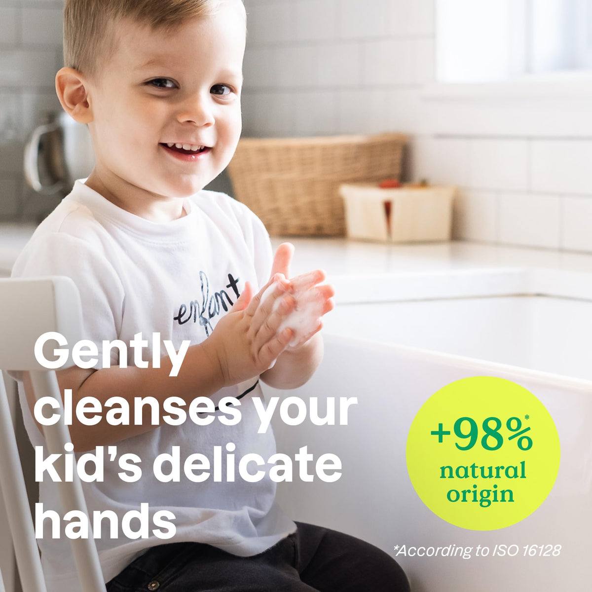 ATTITUDE Savon Moussant pour Enfants pompe et étiquette