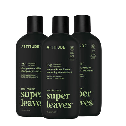 ATTITUDE Shampoo et Après-shampoing 2-en-1 Fortifiant, vue avant