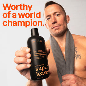 ATTITUDE Shampoo et Après-Shampooing 2-en-1 470g avec bouchon ouvert