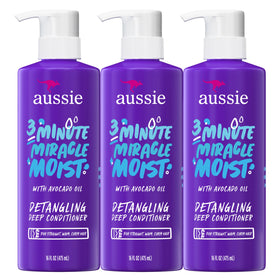 Aussie 3 Minute Miracle Moist après-shampooing pack de 3 bouteilles