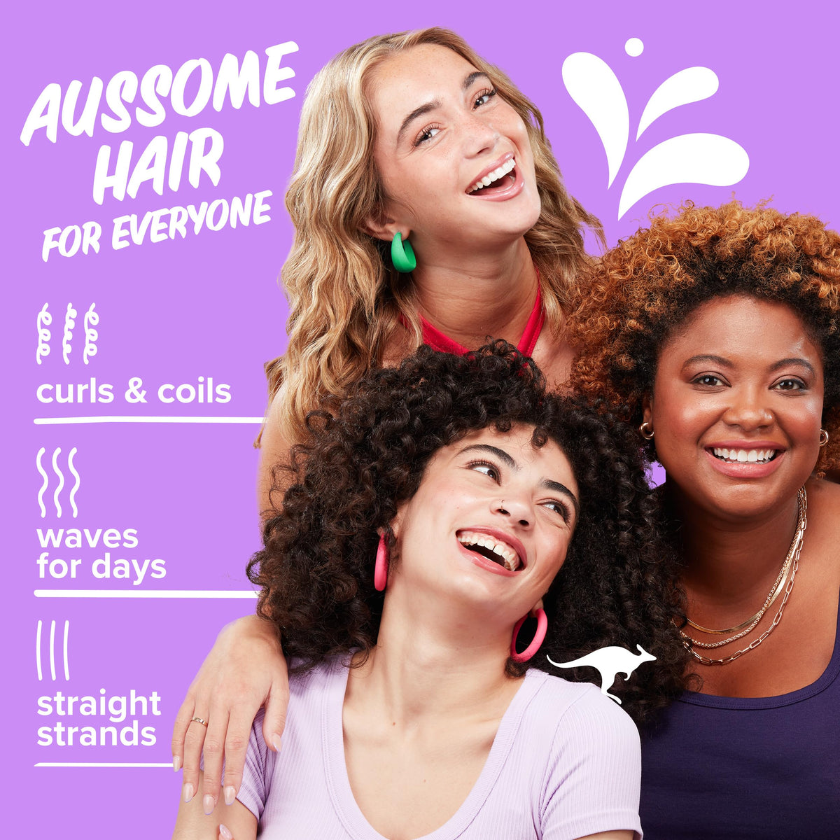 Aussie Shampoo Miracle Moist 789g sur une étagère de salle de bain