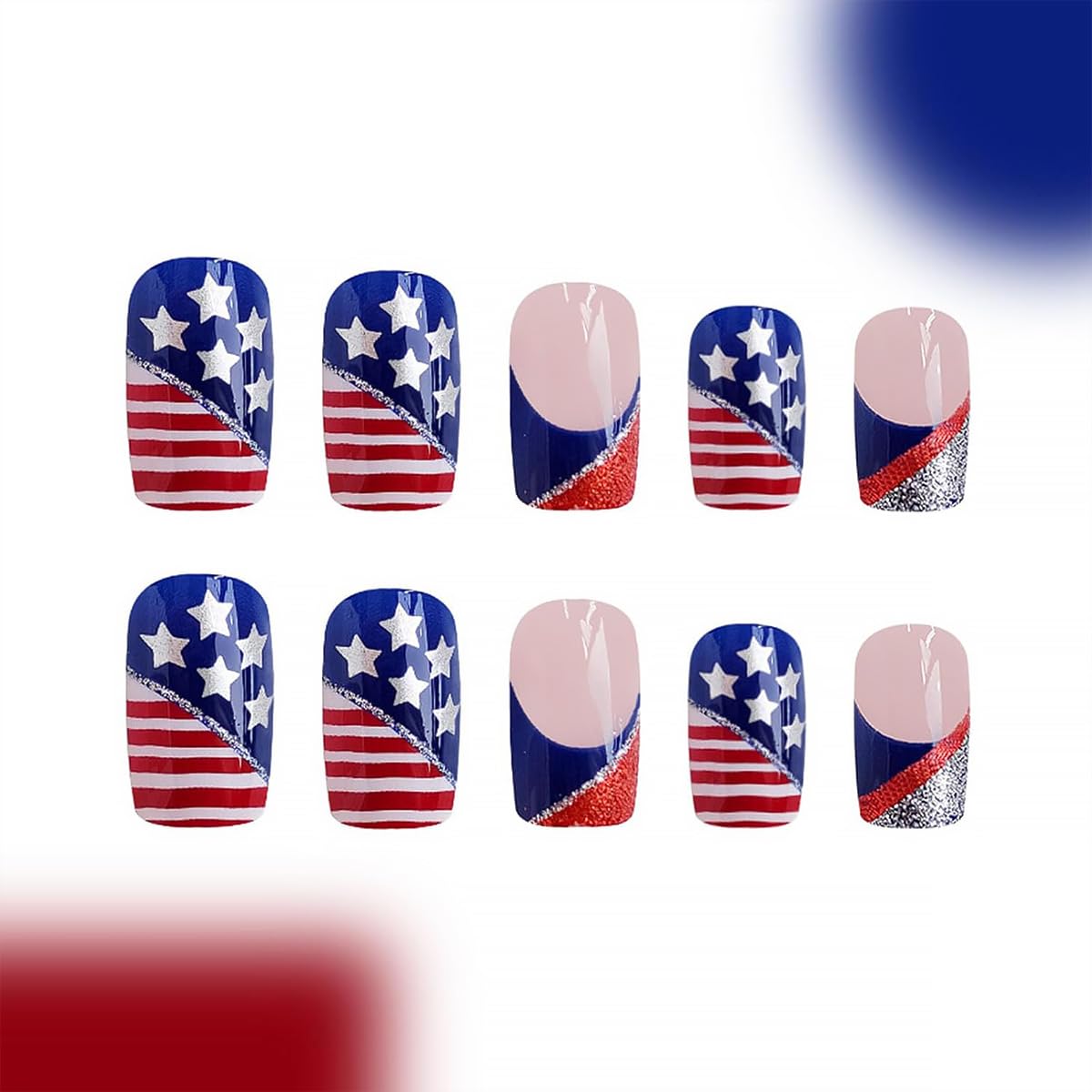 Autocollants adhésifs pour fixer les faux ongles