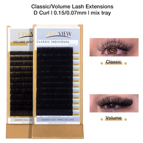 Autocollants de cartographie des cils du kit LASHVIEW