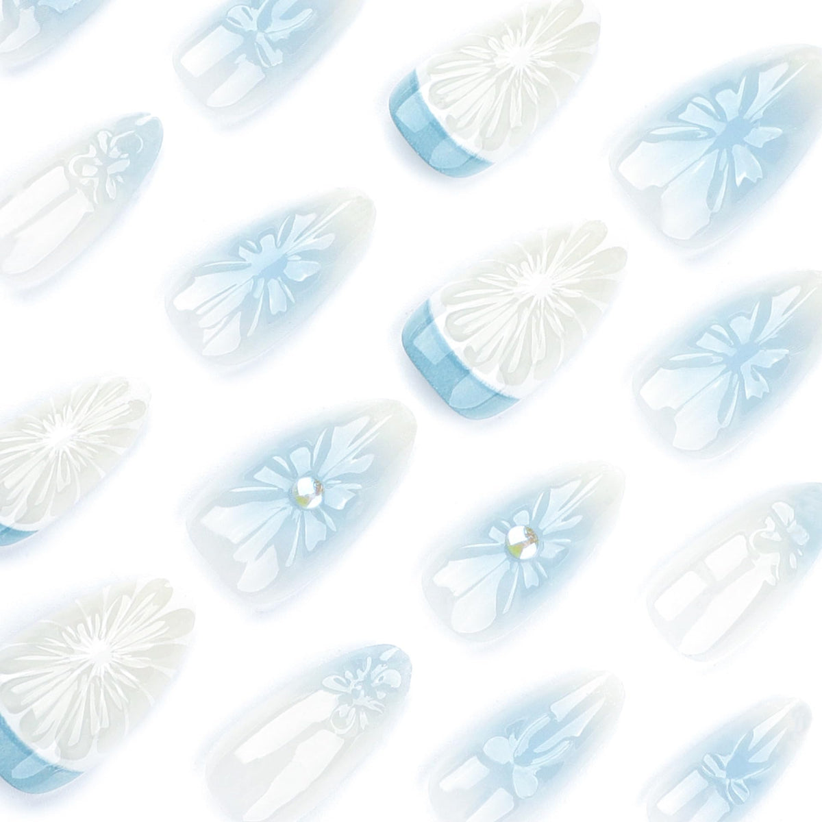 Autocollants de colle en gel pour faux ongles CTTHNBD