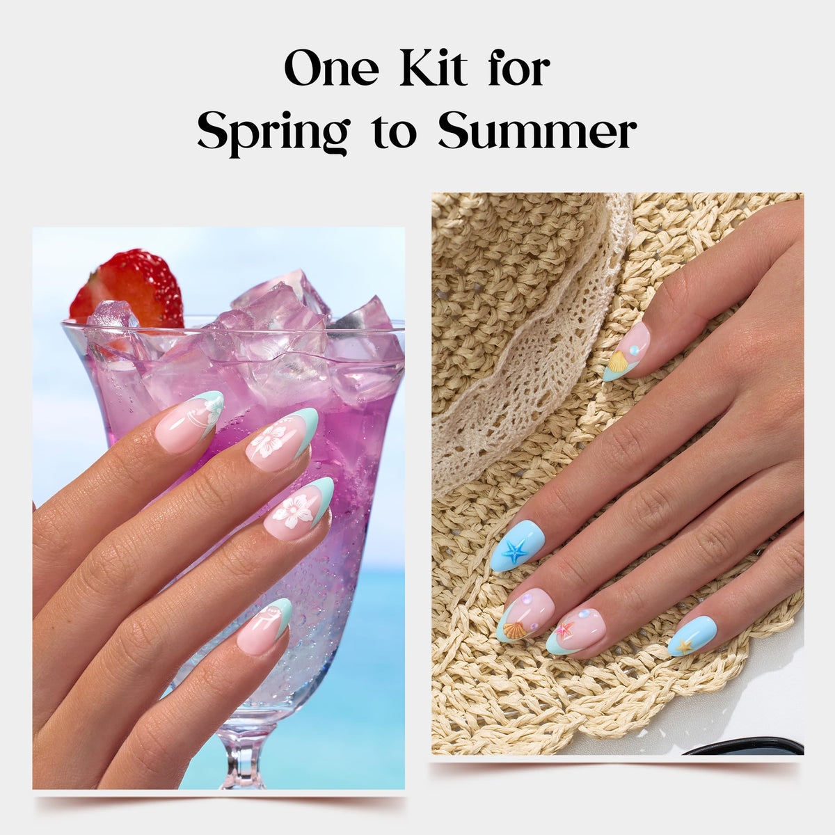 autocollants de style inclus avec le kit d'ongles beetles