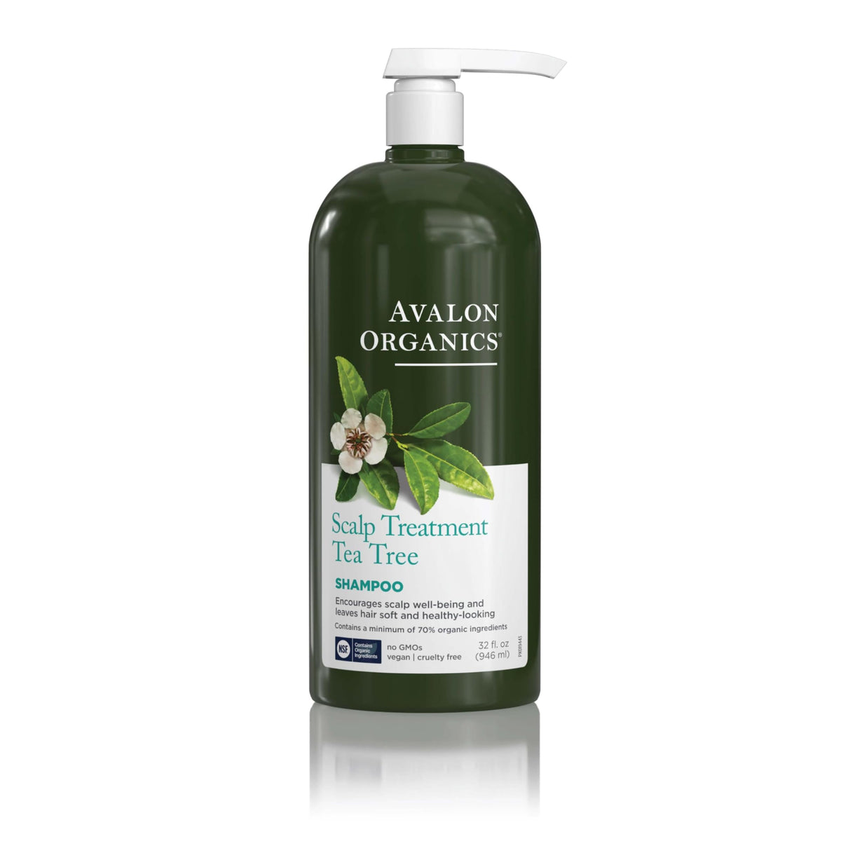 Avalon Organics Shampoo Traitement Cuir Chevelu 32 oz vue avant