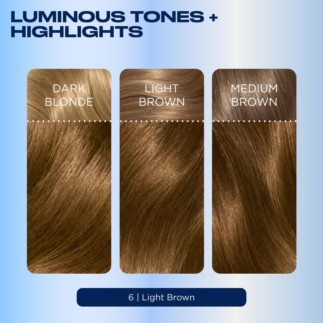 Avant et après l'application de Clairol Nice'n Easy