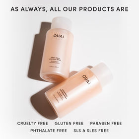 Avant et après l'utilisation du Shampooing OUAI