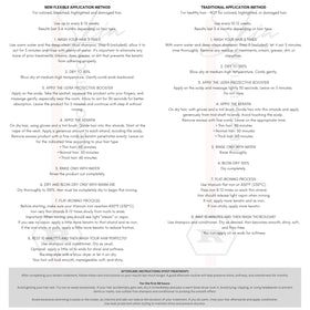 Avant et après utilisation du Rituel Botanico Keratine