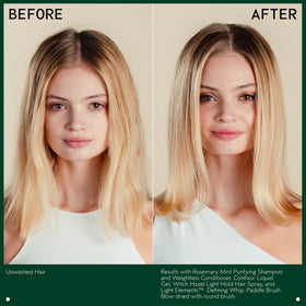 Aveda Rosemary Mint Après-shampoing Légèreté sur fond naturel