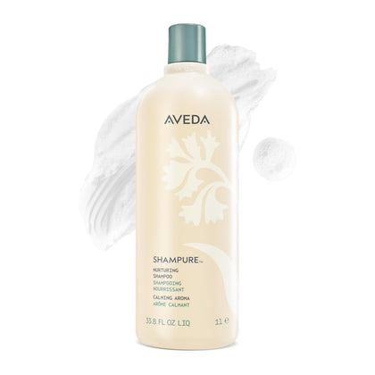 Aveda Shampure Shampoo Nourrissant 1L vue avant avec étiquette