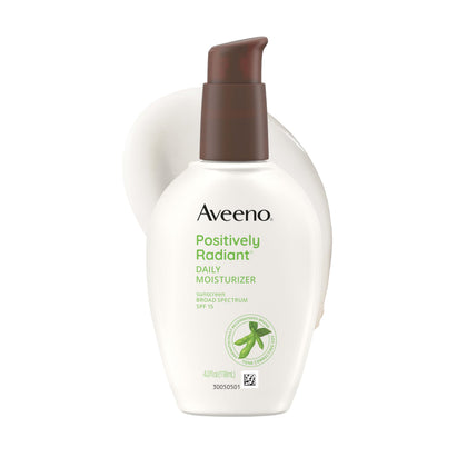 Aveeno Crème Hydratante Visage SPF 15 bouteille avant