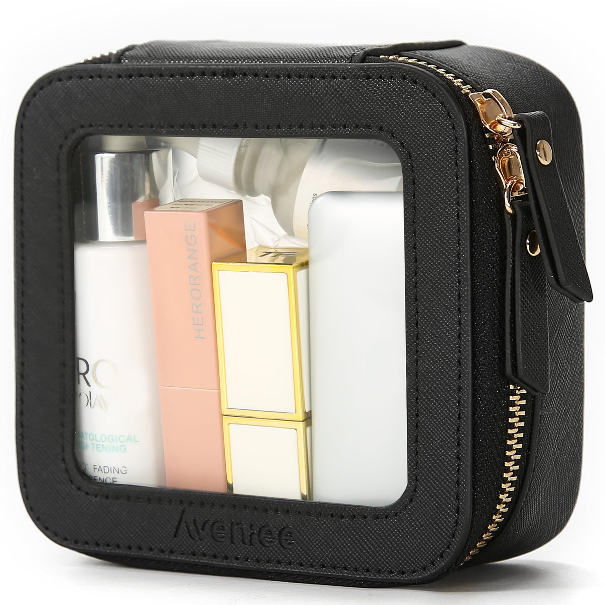 Aveniee Mini Sac de Maquillage Transparent vue de face