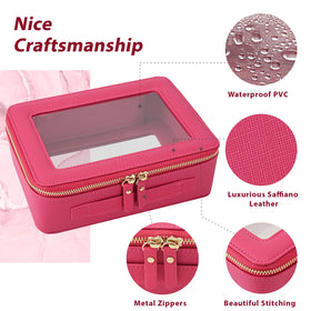 Aveniee trousse de maquillage ouverte montrant son intérieur spacieux