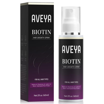 AVEYA Spray de Croissance Capillaire 60ml face vue