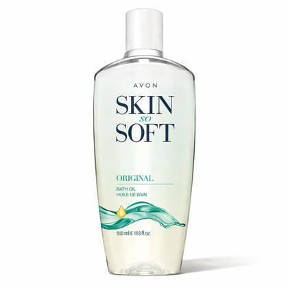 AVON Huile de Bain Skin So Soft Original 490g vue avant