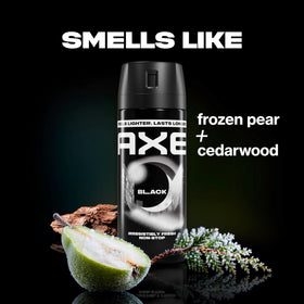 AXE Black spray corporel avec poire congelée et bois de cèdre