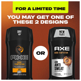 AXE Déodorant Antitranspirant Dark Temptation 2,7 oz sur fond neutre