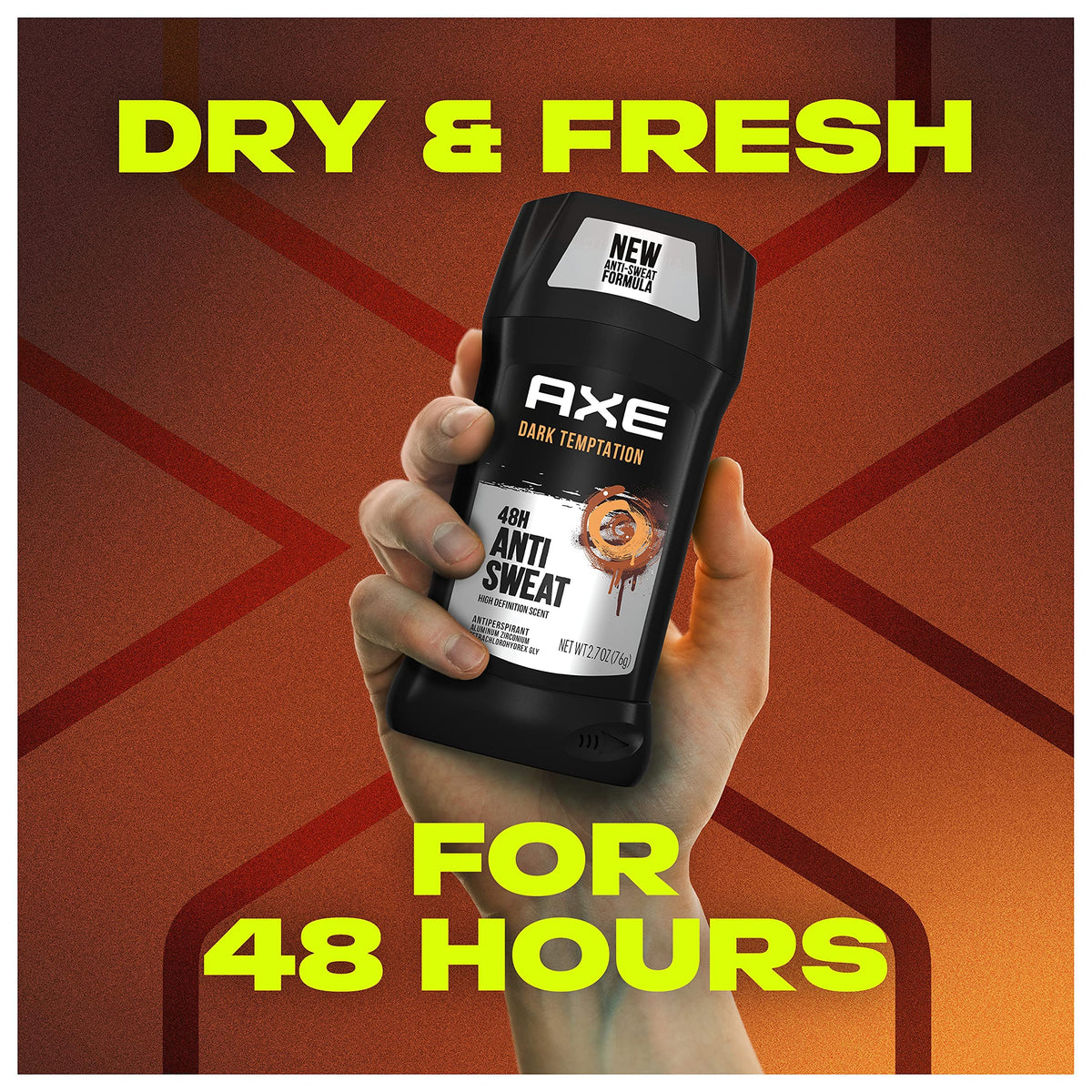 AXE Déodorant Antitranspirant Stick Dark Temptation 2,7 oz de près