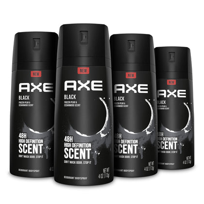 AXE Déodorant Spray Corps Homme 4 oz Poire Gelée et Bois de Cèdre vue avant