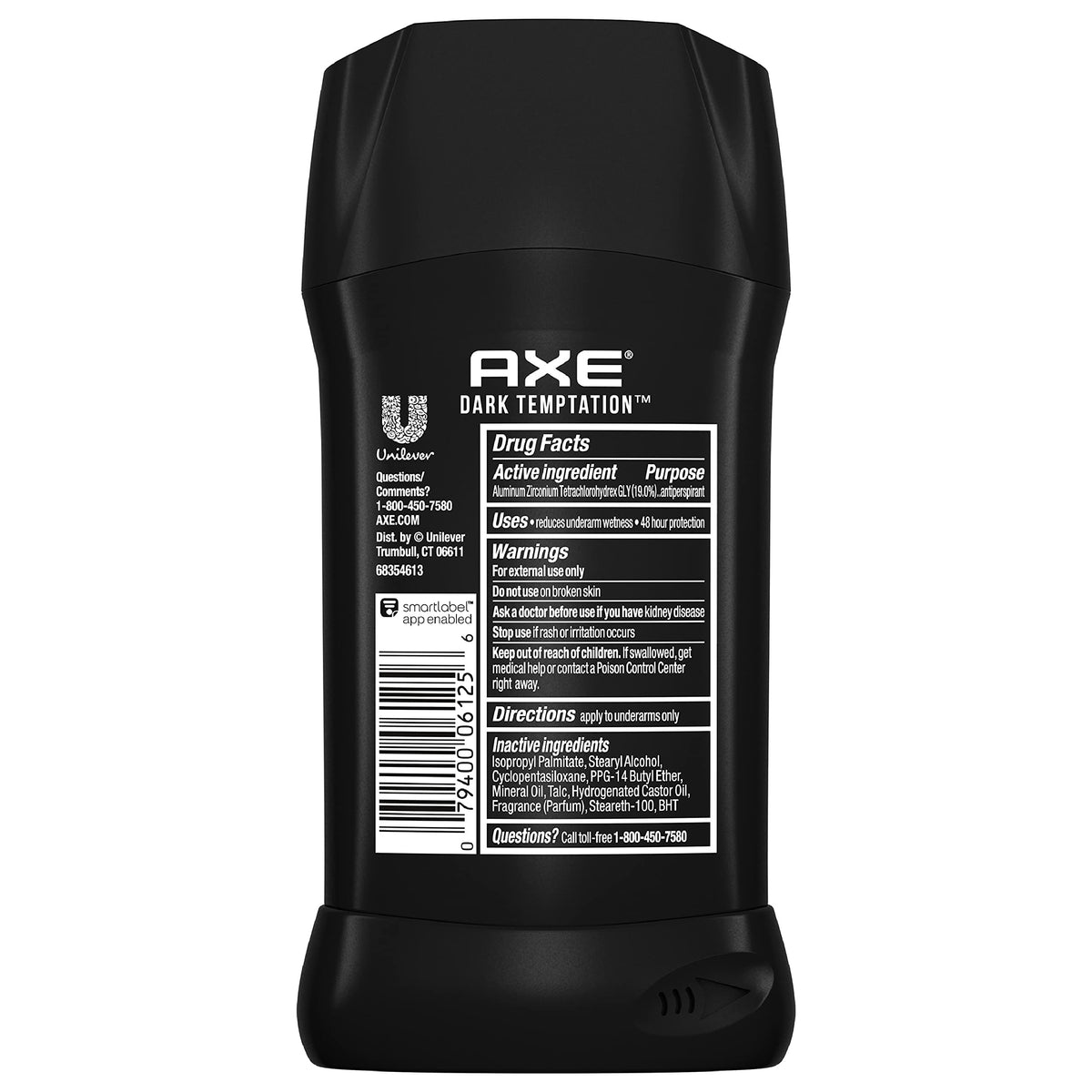 AXE Déodorant Stick Dark Temptation 2,7 oz avec bouchon