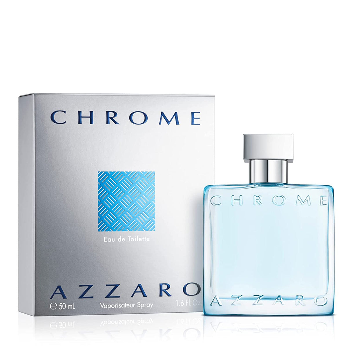 Azzaro Chrome Eau de Toilette 1,6 Fl. Oz avec packaging