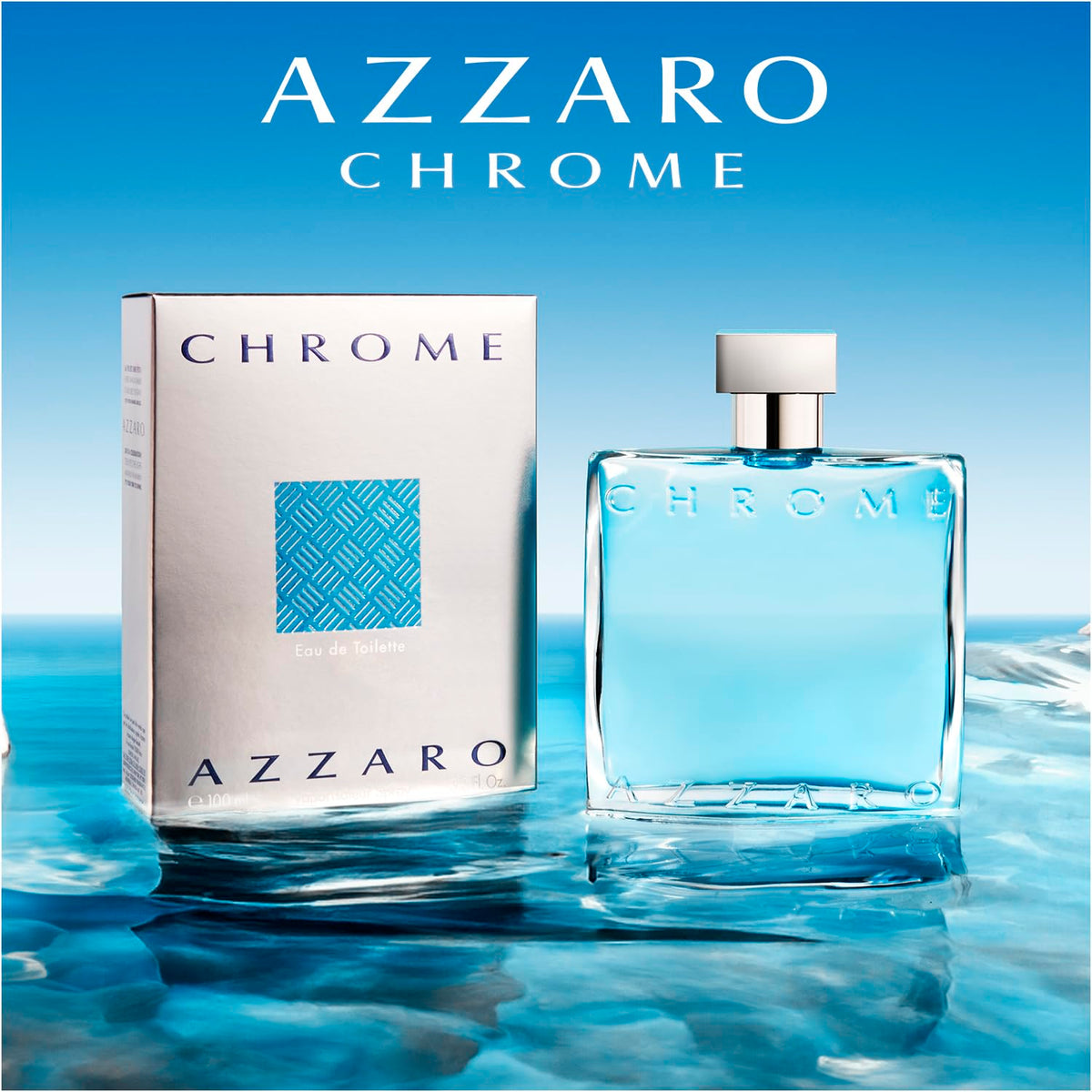 Azzaro Chrome Eau de Toilette 1,6 Fl. Oz en vue latérale