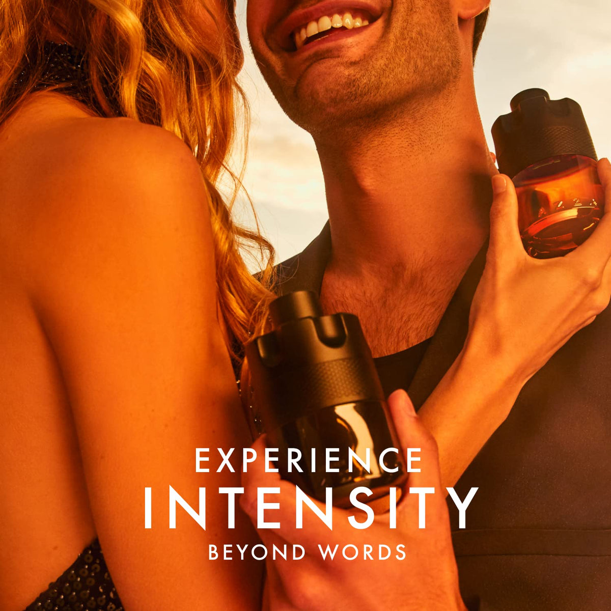 Azzaro The Most Wanted Parfum sur une table