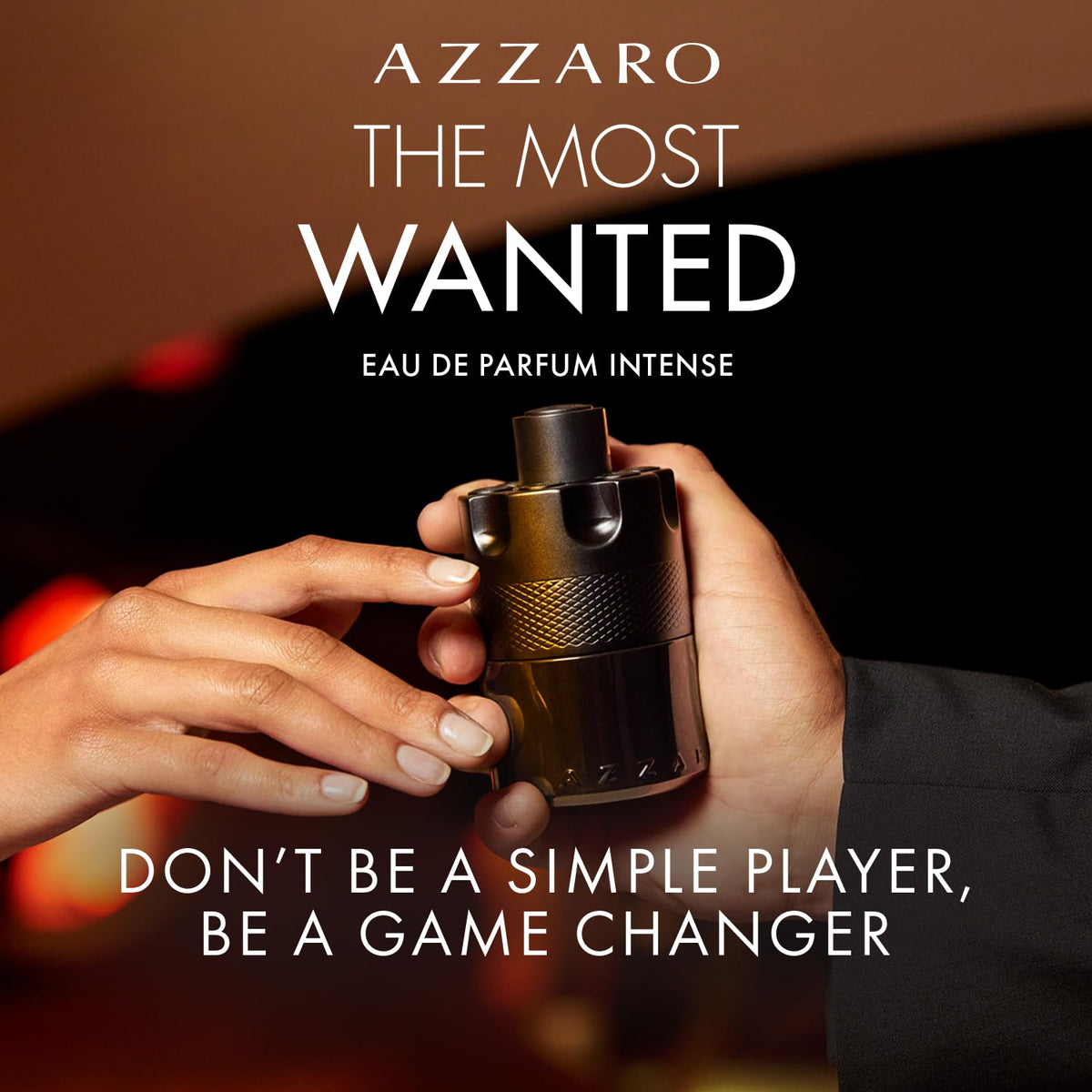 Azzaro The Most Wanted vaporisé sur peau